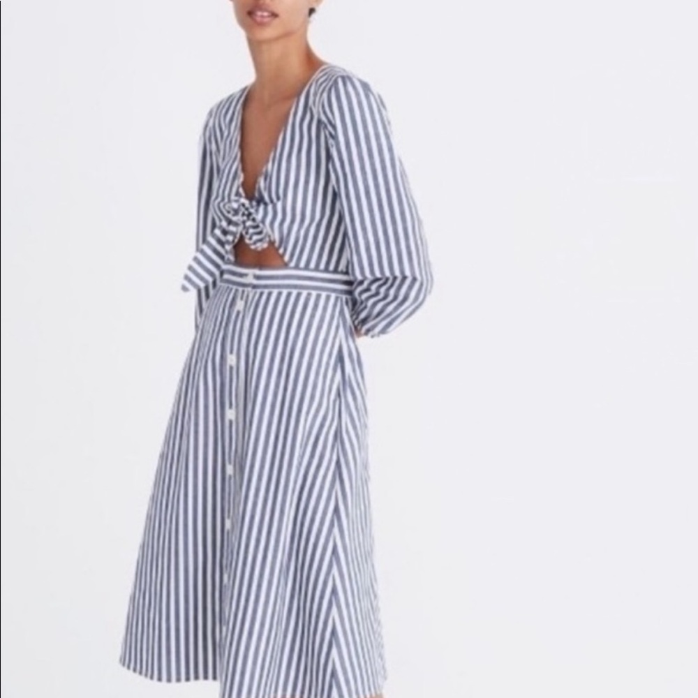 Madewell Tie Front Dress